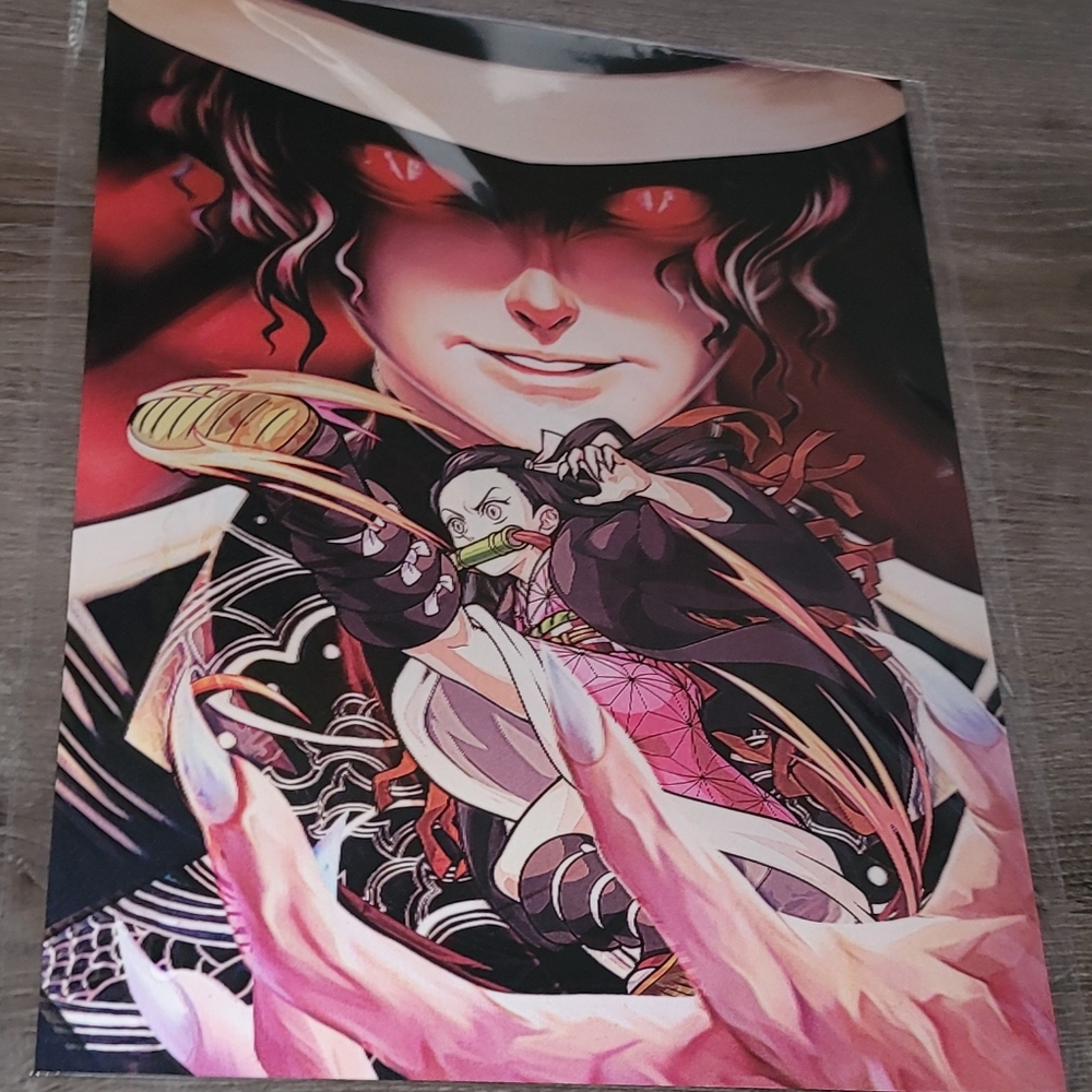 Demon Slayer Image Changing 3D Holographic Lenticular Anime Poster